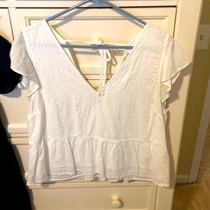 Abercrombie & Fitch Peplum Tee